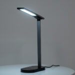 GloboStar® FIARIA 76530 Μοντέρνο Επιτραπέζιο Φωτιστικό Πορτατίφ LED 5W 500lm 180° DC 5V - με Ασύρματη Φόρτιση - Wireless Charger - Διακόπτη Αφής - CCT Θερμό Λευκό 2700K - Φυσικό Λευκό 4500K - Ψυχρό Λευκό 6000K Dimmable - Μ25 x Π10.5 x Υ35.5 - Μαύρο - Image 12