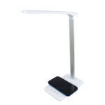 GloboStar® WASP 76532 Μοντέρνο Φωτιστικό Γραφείου Λευκό LED 10 Watt 1000lm DC 5V Αφής & Καλώδιο Τροφοδοσίας USB με Ασύρματη Φόρτιση - Wireless Charger - CCT Θερμό Λευκό 2700K - Φυσικό Λευκό 4500K - Ψυχρό Λευκό 6000K Dimmable - Image 3
