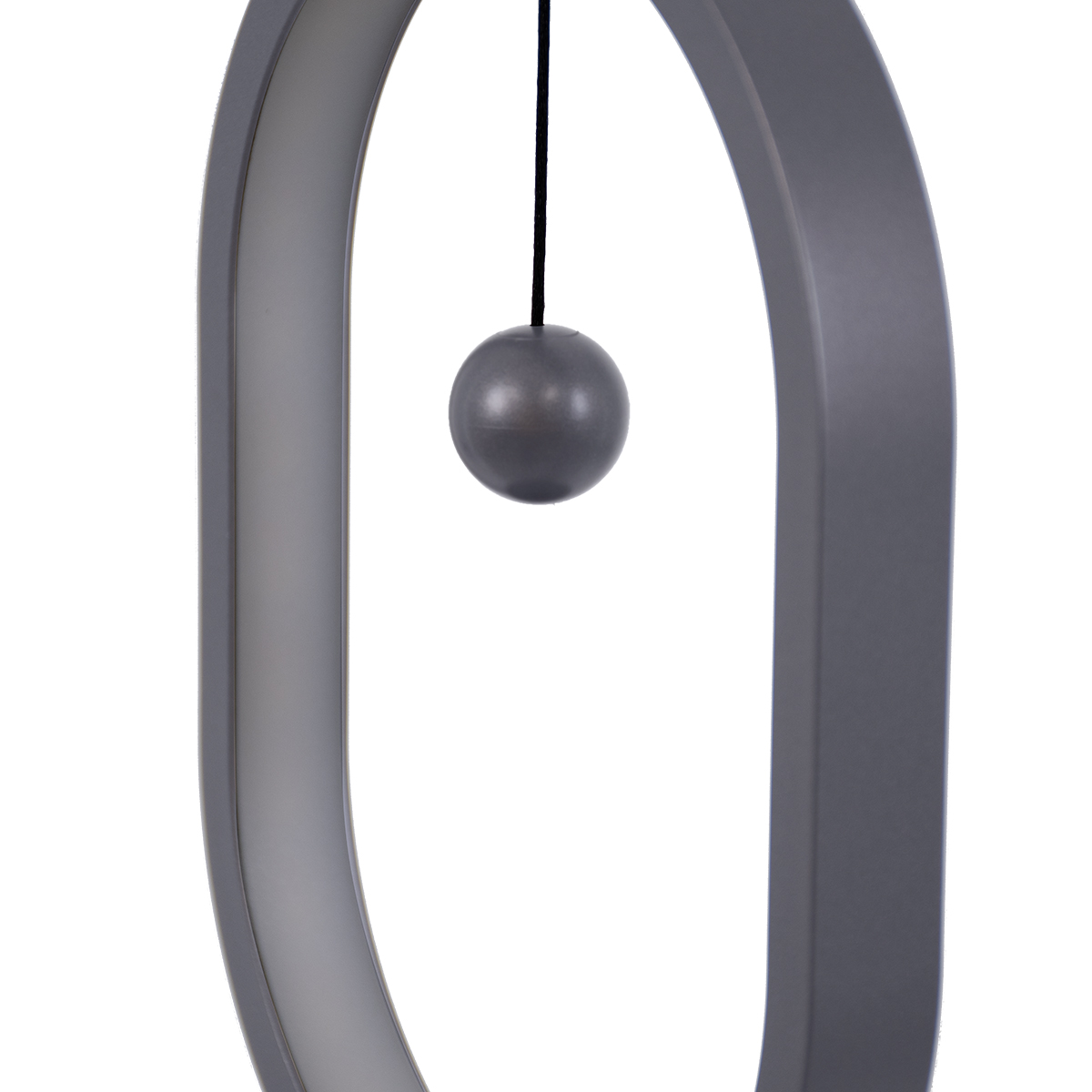 GloboStar® 76545 Επιτραπέζιο Φωτιστικό Πορτατίφ LED 15W 1500lm 360° DC 5V IP20 Θερμό Λευκό 2700K Γκρι & Λευκό Πλαστικό - Μ14 x Π5.5 x Υ24.8cm - 2 Xρόνια Εγγύηση - Image 6