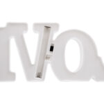 GloboStar® 76549 Λευκό Μοντέρνο Επιτραπέζιο Διακοσμητικό Φωτιστικό LED Σήμανσης LOVE 2W με Διακόπτη On/Off Μπαταρίας 2xAAA (Δεν Περιλαμβάνονται) Θερμό Λευκό 2700K - Image 8