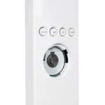 GLOBOSTAR® ZENTIME 76554 Μοντέρνο Επιτραπέζιο Φωτιστικό Γραφείου με Ασύρματη Φόρτιση 15W 3A & Ψηφιακό Ρολόι LED 3.5W 350lm 120° DC 5V με USB-C IP20 Ρυθμιζόμενο Λευκό CCT με Αφή 2700K/4500K/6000K Dimmable - Sanan SMD Chip - Μαύρο - Μ19.5 x Π25 x Υ50cm - 2 Χρόνια Εγγύηση - Image 10