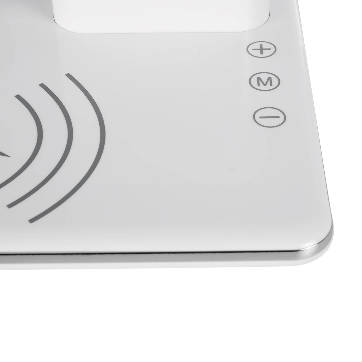 GLOBOSTAR® ZENTIME 76554 Μοντέρνο Επιτραπέζιο Φωτιστικό Γραφείου με Ασύρματη Φόρτιση 15W 3A & Ψηφιακό Ρολόι LED 3.5W 350lm 120° DC 5V με USB-C IP20 Ρυθμιζόμενο Λευκό CCT με Αφή 2700K/4500K/6000K Dimmable - Sanan SMD Chip - Μαύρο - Μ19.5 x Π25 x Υ50cm - 2 Χρόνια Εγγύηση - Image 12