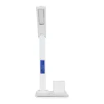 GLOBOSTAR® ZENTIME 76554 Μοντέρνο Επιτραπέζιο Φωτιστικό Γραφείου με Ασύρματη Φόρτιση 15W 3A & Ψηφιακό Ρολόι LED 3.5W 350lm 120° DC 5V με USB-C IP20 Ρυθμιζόμενο Λευκό CCT με Αφή 2700K/4500K/6000K Dimmable - Sanan SMD Chip - Μαύρο - Μ19.5 x Π25 x Υ50cm - 2 Χρόνια Εγγύηση - Image 3