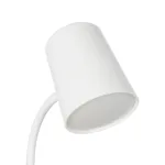GLOBOSTAR® LUCORA 76555 Μοντέρνο Επιτραπέζιο Φωτιστικό Γραφείου με Ασύρματη Φόρτιση 10W 2A & 4W Bluetooth Ηχείο LED 3W 300lm 120° DC 5V με USB-C IP20 Ρυθμιζόμενο Λευκό CCT με Αφή 2700K/4500K/6000K Dimmable - Sanan SMD Chip - Λευκό - Μ12 x Π12 x Υ34cm - 2 Χρόνια Εγγύηση - Image 4