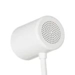 GLOBOSTAR® LUCORA 76555 Μοντέρνο Επιτραπέζιο Φωτιστικό Γραφείου με Ασύρματη Φόρτιση 10W 2A & 4W Bluetooth Ηχείο LED 3W 300lm 120° DC 5V με USB-C IP20 Ρυθμιζόμενο Λευκό CCT με Αφή 2700K/4500K/6000K Dimmable - Sanan SMD Chip - Λευκό - Μ12 x Π12 x Υ34cm - 2 Χρόνια Εγγύηση - Image 5