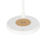 GLOBOSTAR® LUCORA 76555 Μοντέρνο Επιτραπέζιο Φωτιστικό Γραφείου με Ασύρματη Φόρτιση 10W 2A & 4W Bluetooth Ηχείο LED 3W 300lm 120° DC 5V με USB-C IP20 Ρυθμιζόμενο Λευκό CCT με Αφή 2700K/4500K/6000K Dimmable - Sanan SMD Chip - Λευκό - Μ12 x Π12 x Υ34cm - 2 Χρόνια Εγγύηση - Image 6