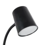 GLOBOSTAR® LUCORA 76556 Μοντέρνο Επιτραπέζιο Φωτιστικό Γραφείου με Ασύρματη Φόρτιση 10W 2A & 4W Bluetooth Ηχείο LED 3W 300lm 120° DC 5V με USB-C IP20 Ρυθμιζόμενο Λευκό CCT με Αφή 2700K/4500K/6000K Dimmable - Sanan SMD Chip - Μαύρο - Μ12 x Π12 x Υ34cm - 2 Χρόνια Εγγύηση - Image 4