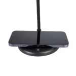 GLOBOSTAR® LUCORA 76556 Μοντέρνο Επιτραπέζιο Φωτιστικό Γραφείου με Ασύρματη Φόρτιση 10W 2A & 4W Bluetooth Ηχείο LED 3W 300lm 120° DC 5V με USB-C IP20 Ρυθμιζόμενο Λευκό CCT με Αφή 2700K/4500K/6000K Dimmable - Sanan SMD Chip - Μαύρο - Μ12 x Π12 x Υ34cm - 2 Χρόνια Εγγύηση - Image 7