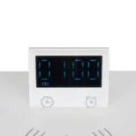 GLOBOSTAR® OLDY 76557 Μοντέρνο Επιτραπέζιο Φωτιστικό Γραφείου με Ασύρματη Φόρτιση 15W 3A, 5W Bluetooth Ηχείο & Ψηφιακό Ρολόι LED 3W 300lm 120° DC 5V με USB-C IP20 Ρυθμιζόμενο Λευκό CCT με Αφή 2700K/4500K/6000K Dimmable - Sanan SMD Chip - Λευκό - Μ13 x Π25 x Υ38cm - 2 Χρόνια Εγγύηση - Image 9
