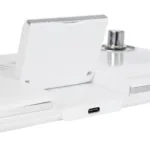 GLOBOSTAR® OLDY 76557 Μοντέρνο Επιτραπέζιο Φωτιστικό Γραφείου με Ασύρματη Φόρτιση 15W 3A, 5W Bluetooth Ηχείο & Ψηφιακό Ρολόι LED 3W 300lm 120° DC 5V με USB-C IP20 Ρυθμιζόμενο Λευκό CCT με Αφή 2700K/4500K/6000K Dimmable - Sanan SMD Chip - Λευκό - Μ13 x Π25 x Υ38cm - 2 Χρόνια Εγγύηση - Image 10