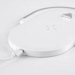 GloboStar® ECLIPSE 76559 Μοντέρνο Επιτραπέζιο Φωτιστικό Πορτατίφ LED 15W 1200lm 180° AC 230V - με Ασύρματη Φόρτιση - Wireless Charger - Διακόπτη Αφής με 3 Εντάσεις Φωτισμού Φυσικό Λευκό 4500K Dimmable - Μ17 x Π13 x Υ10 - Λευκό - Image 9