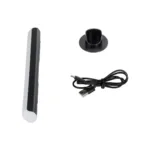 GLOBOSTAR® DIGICOLUMN 76562 Μοντέρνο Επιτραπέζιο Γραμμικό Ψηφιακό Φωτιστικό Digital Pixel Symphony Bar με WiFi Εφαρμογή LED 1.5W 90lm 120° DC 5V με USB-C & Επαναφορτιζόμενη Μπαταρία LiPo 601045 3.7V 280mAh IP20 Πολύχρωμο RGB Dimmable - Μαύρο - Μ5.5 x Π5.5 x Υ22cm - 2 Χρόνια Εγγύηση - Image 7