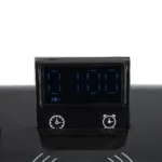 GLOBOSTAR® OLDY 76563 Μοντέρνο Επιτραπέζιο Φωτιστικό Γραφείου με Ασύρματη Φόρτιση 15W 3A, 5W Bluetooth Ηχείο & Ψηφιακό Ρολόι LED 3W 300lm 120° DC 5V με USB-C IP20 Ρυθμιζόμενο Λευκό CCT με Αφή 2700K/4500K/6000K Dimmable - Sanan SMD Chip - Μαύρο - Μ13 x Π25 x Υ38cm - 2 Χρόνια Εγγύηση - Image 9