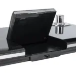 GLOBOSTAR® OLDY 76563 Μοντέρνο Επιτραπέζιο Φωτιστικό Γραφείου με Ασύρματη Φόρτιση 15W 3A, 5W Bluetooth Ηχείο & Ψηφιακό Ρολόι LED 3W 300lm 120° DC 5V με USB-C IP20 Ρυθμιζόμενο Λευκό CCT με Αφή 2700K/4500K/6000K Dimmable - Sanan SMD Chip - Μαύρο - Μ13 x Π25 x Υ38cm - 2 Χρόνια Εγγύηση - Image 10