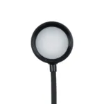 GLOBOSTAR® OLDY 76563 Μοντέρνο Επιτραπέζιο Φωτιστικό Γραφείου με Ασύρματη Φόρτιση 15W 3A, 5W Bluetooth Ηχείο & Ψηφιακό Ρολόι LED 3W 300lm 120° DC 5V με USB-C IP20 Ρυθμιζόμενο Λευκό CCT με Αφή 2700K/4500K/6000K Dimmable - Sanan SMD Chip - Μαύρο - Μ13 x Π25 x Υ38cm - 2 Χρόνια Εγγύηση - Image 5