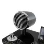 GLOBOSTAR® OLDY 76563 Μοντέρνο Επιτραπέζιο Φωτιστικό Γραφείου με Ασύρματη Φόρτιση 15W 3A, 5W Bluetooth Ηχείο & Ψηφιακό Ρολόι LED 3W 300lm 120° DC 5V με USB-C IP20 Ρυθμιζόμενο Λευκό CCT με Αφή 2700K/4500K/6000K Dimmable - Sanan SMD Chip - Μαύρο - Μ13 x Π25 x Υ38cm - 2 Χρόνια Εγγύηση - Image 8