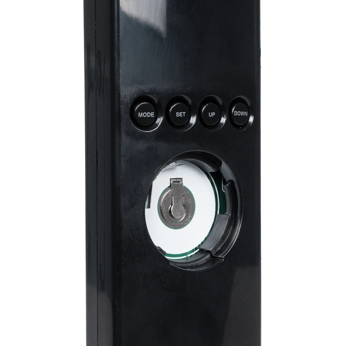 GLOBOSTAR® ZENTIME 76564 Μοντέρνο Επιτραπέζιο Φωτιστικό Γραφείου με Ασύρματη Φόρτιση 10W 2A & Ψηφιακό Ρολόι LED 3.5W 350lm 120° DC 5V με USB-C IP20 Ρυθμιζόμενο Λευκό CCT με Αφή 2700K/4500K/6000K Dimmable - Sanan SMD Chip - Μαύρο - Μ13 x Π25 x Υ50cm - 2 Χρόνια Εγγύηση - Image 11