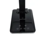 GLOBOSTAR® ZENTIME 76564 Μοντέρνο Επιτραπέζιο Φωτιστικό Γραφείου με Ασύρματη Φόρτιση 10W 2A & Ψηφιακό Ρολόι LED 3.5W 350lm 120° DC 5V με USB-C IP20 Ρυθμιζόμενο Λευκό CCT με Αφή 2700K/4500K/6000K Dimmable - Sanan SMD Chip - Μαύρο - Μ13 x Π25 x Υ50cm - 2 Χρόνια Εγγύηση - Image 6