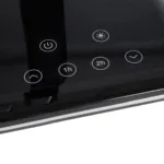 GLOBOSTAR® ZENTIME 76564 Μοντέρνο Επιτραπέζιο Φωτιστικό Γραφείου με Ασύρματη Φόρτιση 10W 2A & Ψηφιακό Ρολόι LED 3.5W 350lm 120° DC 5V με USB-C IP20 Ρυθμιζόμενο Λευκό CCT με Αφή 2700K/4500K/6000K Dimmable - Sanan SMD Chip - Μαύρο - Μ13 x Π25 x Υ50cm - 2 Χρόνια Εγγύηση - Image 8