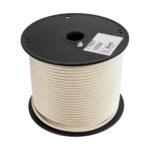 GloboStar® 77627 Στρογγυλό Υφασμάτινο Καλώδιο 1m 2 x 0.75mm² Μπεζ - Image 2