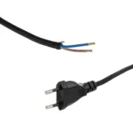 GLOBOSTAR® WHIP 77669 Μοντέρνο DIY Φωτιστικό με Υφασμάτινο Καλώδιο, Ντουί 1 x E27 & Διακόπτη On/Off AC 220-240V IP20 - Μαύρο - Μ140 x Π2.7 x Υ1.9cm