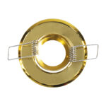 GloboStar® DELTA 77804 Χωνευτό Κινούμενο Στρόγγυλο Σποτ Οροφής για Λάμπα MR11 με Βάση GU5.3 ή GU10 - IP20 - Μεταλλικό - Φ70 x Υ21mm - Χρυσό Πλατίνα - 5 Χρόνια Εγγύηση - Image 4