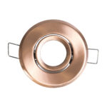 GloboStar® DELTA 77805 Χωνευτό Κινούμενο Στρόγγυλο Σποτ Οροφής για Λάμπα MR11 με Βάση GU5.3 ή GU10 - IP20 - Μεταλλικό - Φ70 x Υ21mm - Χάλκινο - 5 Χρόνια Εγγύηση - Image 2
