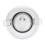 GloboStar® DELTA 77814 Χωνευτό Κινούμενο Στρόγγυλο Σποτ Οροφής για Λάμπα MR16 με Βάση GU5.3 ή GU10 - IP20 - Μεταλλικό - Φ92 x Υ28mm - Λευκό - 5 Χρόνια Εγγύηση - Image 5