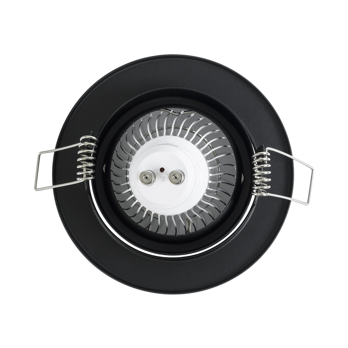 GloboStar® DELTA 77815 Χωνευτό Κινούμενο Στρόγγυλο Σποτ Οροφής για Λάμπα MR16 με Βάση GU5.3 ή GU10 - IP20 - Μεταλλικό - Φ92 x Υ28mm- Μαύρο - 5 Χρόνια Εγγύηση - Image 5