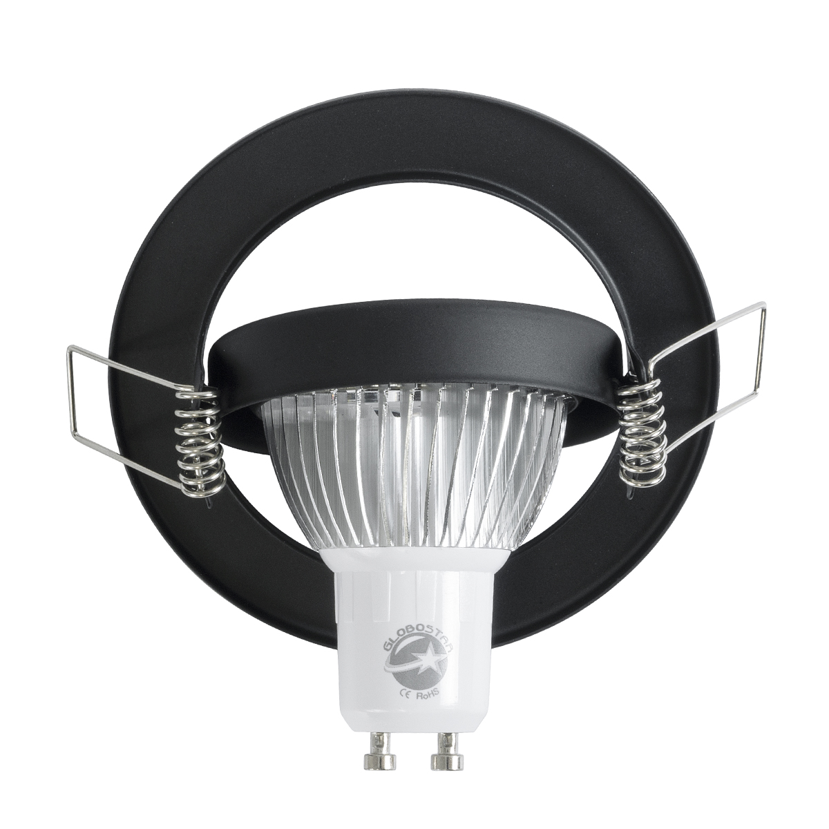 GloboStar® DELTA 77815 Χωνευτό Κινούμενο Στρόγγυλο Σποτ Οροφής για Λάμπα MR16 με Βάση GU5.3 ή GU10 - IP20 - Μεταλλικό - Φ92 x Υ28mm- Μαύρο - 5 Χρόνια Εγγύηση - Image 6
