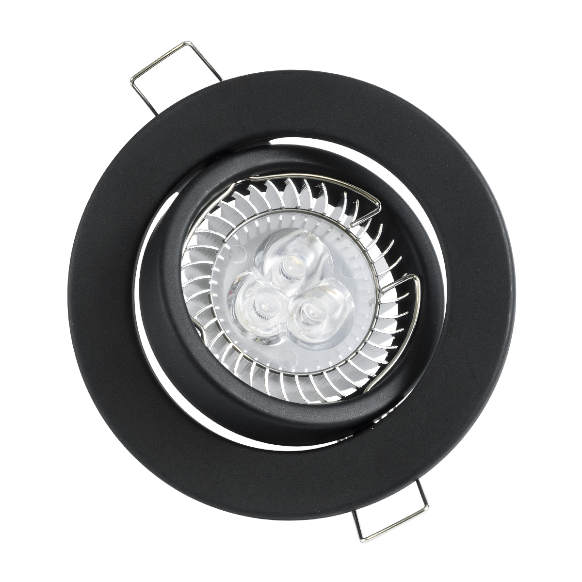 GloboStar® DELTA 77815 Χωνευτό Κινούμενο Στρόγγυλο Σποτ Οροφής για Λάμπα MR16 με Βάση GU5.3 ή GU10 - IP20 - Μεταλλικό - Φ92 x Υ28mm- Μαύρο - 5 Χρόνια Εγγύηση - Image 7