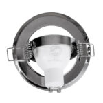 GloboStar® DELTA 77817 Χωνευτό Κινούμενο Στρόγγυλο Σποτ Οροφής για Λάμπα MR16 με Βάση GU5.3 ή GU10 - IP20 - Μεταλλικό - Φ92 x Υ28mm - Χρώμιο Νίκελ - 5 Χρόνια Εγγύηση - Image 6