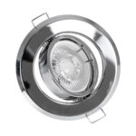 GloboStar® DELTA 77817 Χωνευτό Κινούμενο Στρόγγυλο Σποτ Οροφής για Λάμπα MR16 με Βάση GU5.3 ή GU10 - IP20 - Μεταλλικό - Φ92 x Υ28mm - Χρώμιο Νίκελ - 5 Χρόνια Εγγύηση - Image 7