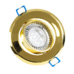 GloboStar® DELTA 77818 Χωνευτό Κινούμενο Στρόγγυλο Σποτ Οροφής για Λάμπα MR16 με Βάση GU5.3 ή GU10 - IP20 - Μεταλλικό - Φ92 x Υ28mm - Χρυσό Πλατίνα - 5 Χρόνια Εγγύηση - Image 7