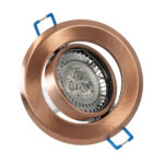 GloboStar® DELTA 77819 Χωνευτό Κινούμενο Στρόγγυλο Σποτ Οροφής για Λάμπα MR16 με Βάση GU5.3 ή GU10 - IP20 - Μεταλλικό - Φ92 x Υ28mm - Χάλκινο - 5 Χρόνια Εγγύηση - Image 7