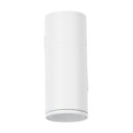 GloboStar® WALLY 77870 Φωτιστικό Τοίχου - Απλίκα Αρχιτεκτονικού Φωτισμού Εσωτερικού/Εξωτερικού Χώρου Up or Down Μονόφωτο 1 x GU10 AC220-240V Αδιάβροχο IP65 - Σώμα Αλουμινίου & Tempered Glass - Μ6.4 x Π11 x Υ17cm - Λευκό - 5 Years Warranty - Image 3