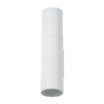GloboStar® WALLY 77871 Φωτιστικό Τοίχου - Απλίκα Αρχιτεκτονικού Φωτισμού Εσωτερικού/Εξωτερικού Χώρου Up & Down Δίφωτο 2 x GU10 AC220-240V Αδιάβροχο IP65 - Σώμα Αλουμινίου & Tempered Glass - Μ6.4 x Π11 x Υ25cm - Λευκό - 5 Years Warranty - Image 3