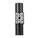 GloboStar® WALLY 77873 Φωτιστικό Τοίχου - Απλίκα Αρχιτεκτονικού Φωτισμού Εσωτερικού/Εξωτερικού Χώρου Up & Down Δίφωτο 2 x GU10 AC220-240V Αδιάβροχο IP65 - Σώμα Αλουμινίου & Tempered Glass - Μ6.4 x Π11 x Υ25cm - Μαύρο - 5 Years Warranty - Image 4