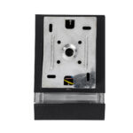 GloboStar® QUATRO 77892 Φωτιστικό Τοίχου - Απλίκα Αρχιτεκτονικού Φωτισμού Εσωτερικού/Εξωτερικού Χώρου Up or Down Μονόφωτο 1 x GU10 AC220-240V Αδιάβροχο IP65 - Σώμα Αλουμινίου & Tempered Glass - Μ11 x Π10 x Υ16.4cm - Μαύρο - 5 Years Warranty - Image 4