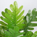 GloboStar® TREE PHILODENDRON 78299 Τεχνητό Φυτό Φιλόδεντρο - Μπουκέτο Διακοσμητικών Φυτών - Κλαδιών με Φύλλωμα Πράσινο Υ40cm