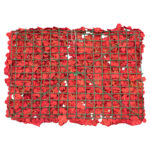 GloboStar® 78316 Συνθετικό Πάνελ Λουλουδιών - Κάθετος Κήπος Ορτανσία Κόκκινο Μ60 x Υ40 x Π5cm - Image 3