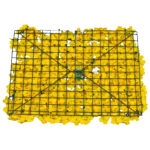 GloboStar® 78317 Συνθετικό Πάνελ Λουλουδιών - Κάθετος Κήπος Ορτανσία Κίτρινο Μ60 x Υ40 x Π5cm - Image 3