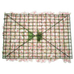 GloboStar® 78322 Συνθετικό Πάνελ Λουλουδιών - Κάθετος Κήπος Άγρια Ορτανσία Ροζ/Λευκό Μ60 x Υ40 x Π5cm - Image 3