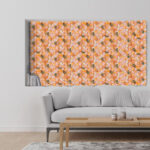 GloboStar® Artificial Garden ROSES STORY ORANGE 78333 Τεχνητό Διακοσμητικό Πάνελ Λουλουδιών - Κάθετος Κήπος σύνθεση Αμβροσία Μ60 x Π40 x Υ6cm - Image 6