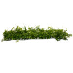 GloboStar® 78401 Artificial - Συνθετικό Τεχνητό Διακοσμητικό Πάνελ Φυλλωσιάς - Κάθετος Κήπος Γάλιο - Φτέρη - Γκι - Γρασίδι Πράσινο Μ60 x Υ40 x Π10cm - Image 2