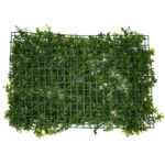 GloboStar® 78401 Artificial - Συνθετικό Τεχνητό Διακοσμητικό Πάνελ Φυλλωσιάς - Κάθετος Κήπος Γάλιο - Φτέρη - Γκι - Γρασίδι Πράσινο Μ60 x Υ40 x Π10cm - Image 3