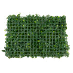 GloboStar® 78406 Artificial - Συνθετικό Τεχνητό Διακοσμητικό Πάνελ Φυλλωσιάς - Κάθετος Κήπος Τριφύλλι - Νάνος Δάφνη - Περεσκία Πράσινο Μ60 x Υ40 x Π8cm - Image 3