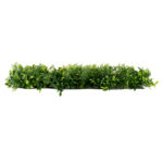 GloboStar® 78407 Artificial - Συνθετικό Τεχνητό Διακοσμητικό Πάνελ Φυλλωσιάς - Κάθετος Κήπος Ίληξ - Νάνος Φτέρη - Κοράλι - Κουφέα Πράσινο Μ60 x Υ40 x Π10cm - Image 2