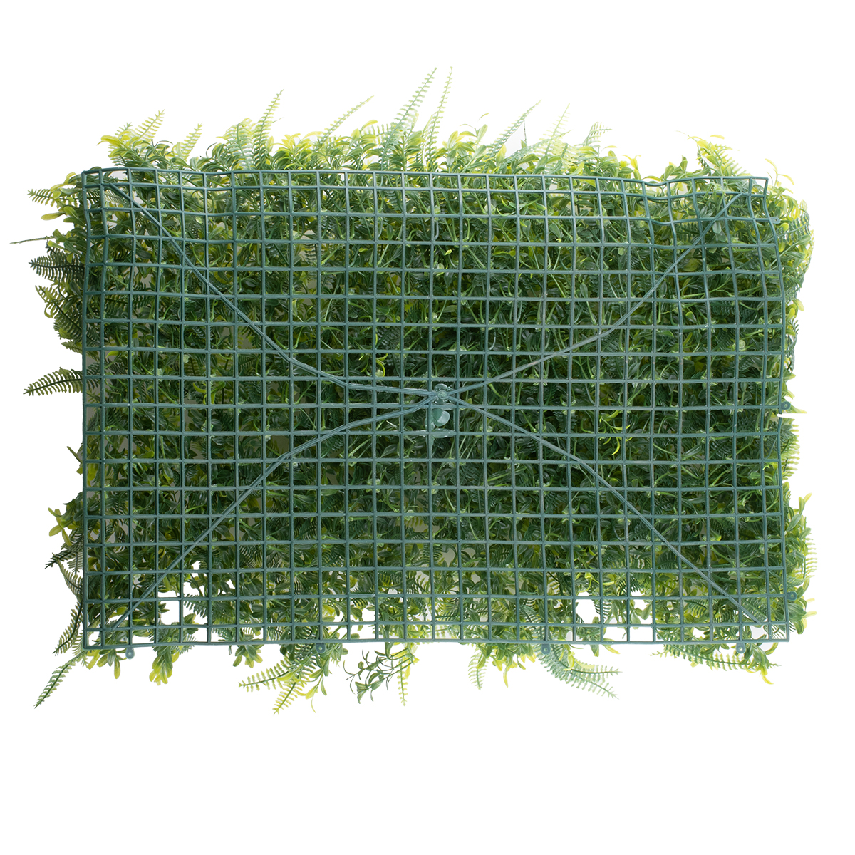 GloboStar® 78427 Artificial - Συνθετικό Τεχνητό Διακοσμητικό Πάνελ Φυλλωσιάς - Κάθετος Κήπος Νάνος Φτέρη - Γιασεμί - Πράσινο Μ60 x Υ40 x Π9cm - Image 3