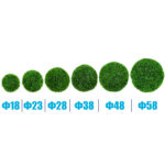 GloboStar® 78507 Artificial - Συνθετικό Τεχνητό Διακοσμητικό Φυτό Θάμνος Γρασίδι Πράσινο Φ18cm - Image 3
